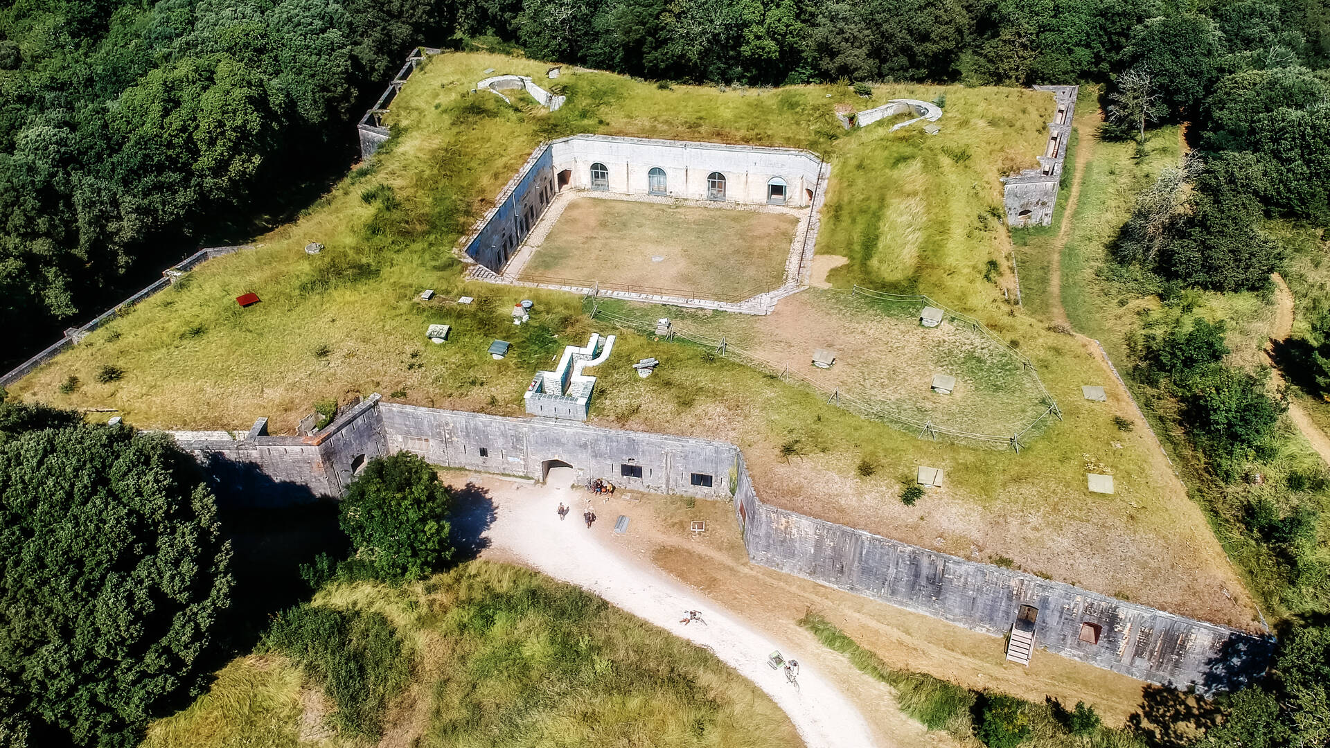 Le Fort Liédot vu du ciel 