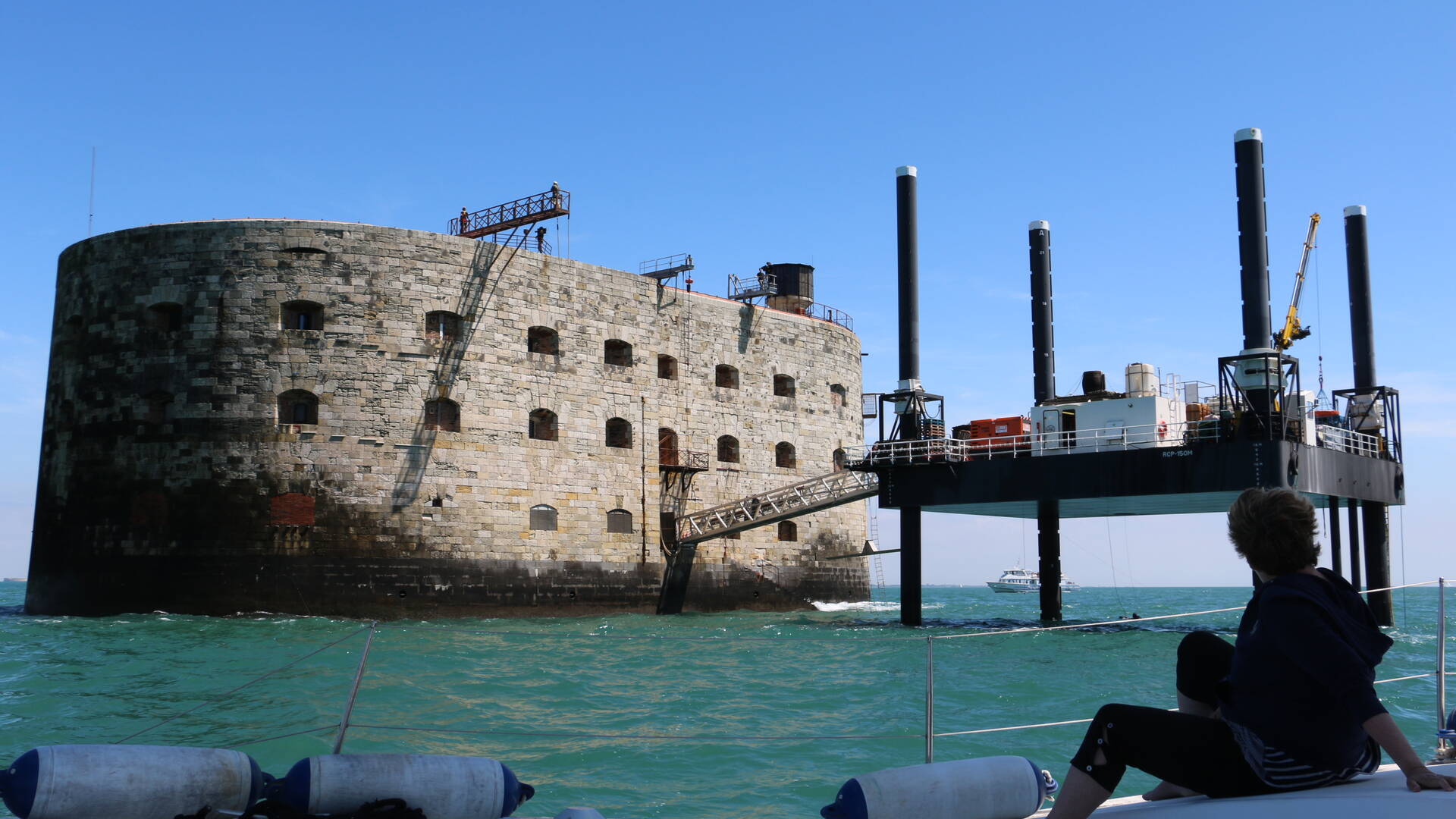 Jour de tournage au fort Boyard