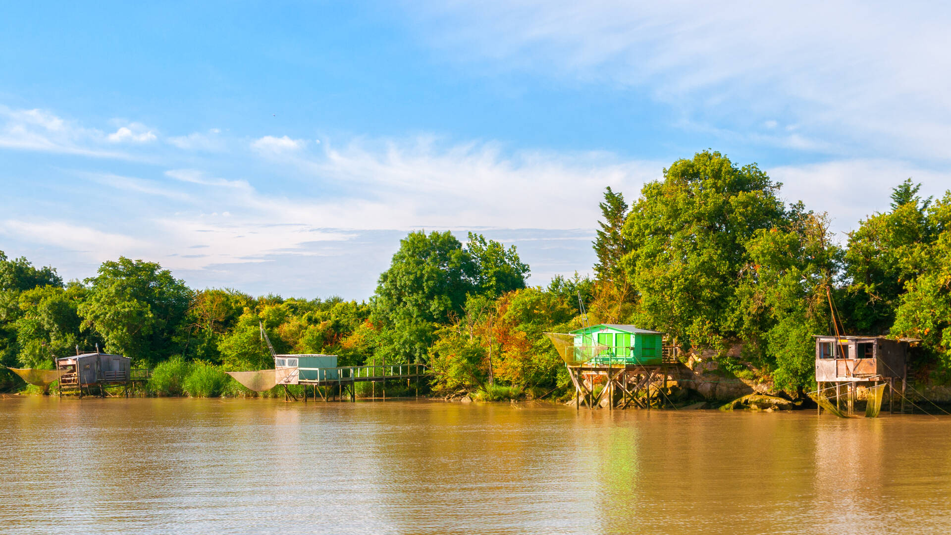 Les carrelets au fil du fleuve Charente - Rochefort Océan