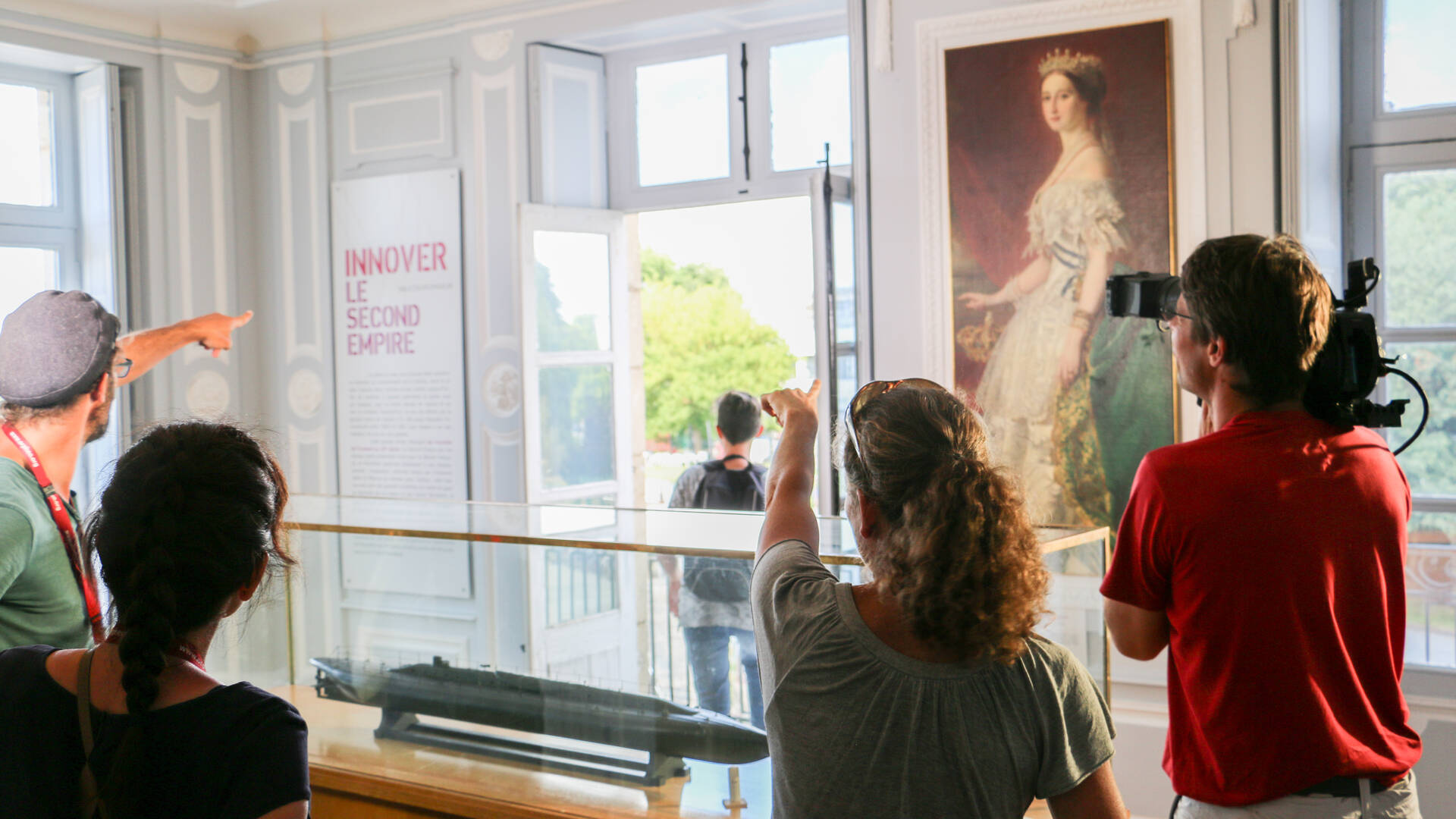 Tournage au musée de la Marine © Steven Boutin Office de Tourisme Rochefort Océan