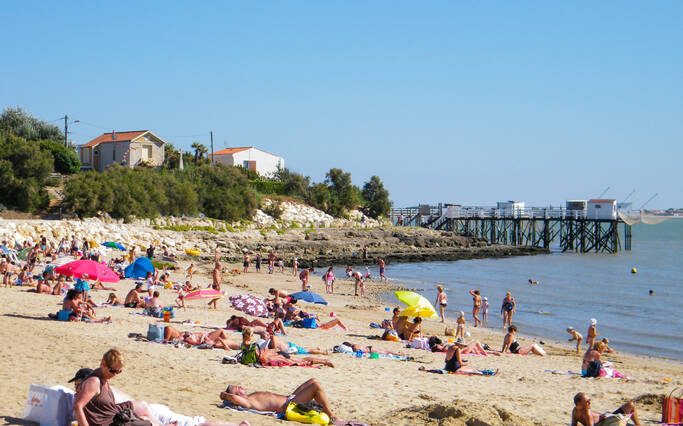 South beach of Fouras-les-Bain