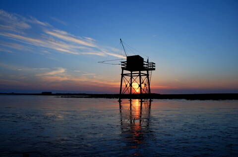 Sunset time au bout de la presqu'île de Fouras-les-Bains - © Rodrigue Roux