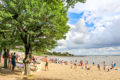 À l'ombre des acacias, Plage sud de Fouras - © OT Rochefort Océan