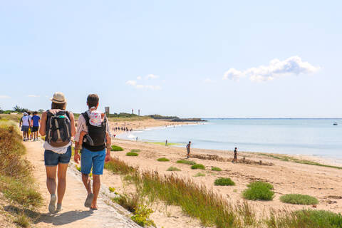 Sentier côtier, île d'Aix - OT Rochefort Océan