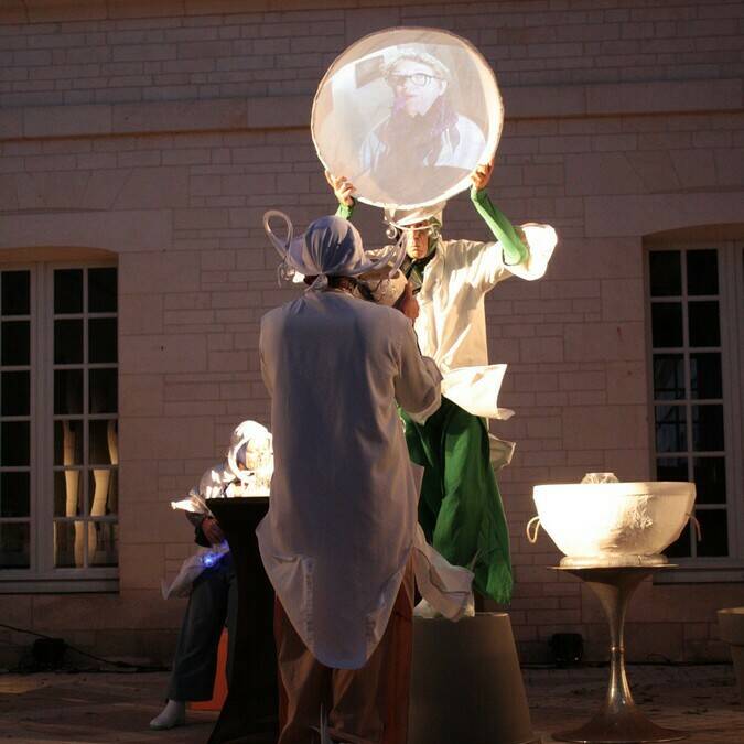 Visite nocturne, les Noctambulations, Rochefort © Cie du Tacot - Service du Patrimoine Rochefort 