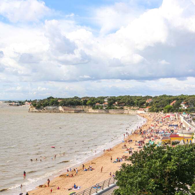 grande-plage-fouras-les-bains-rochefort-ocean ©Julie Paulet