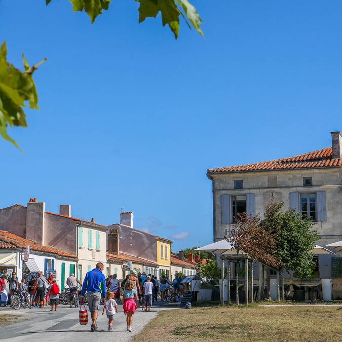 Entrée du village, île d'Aix 