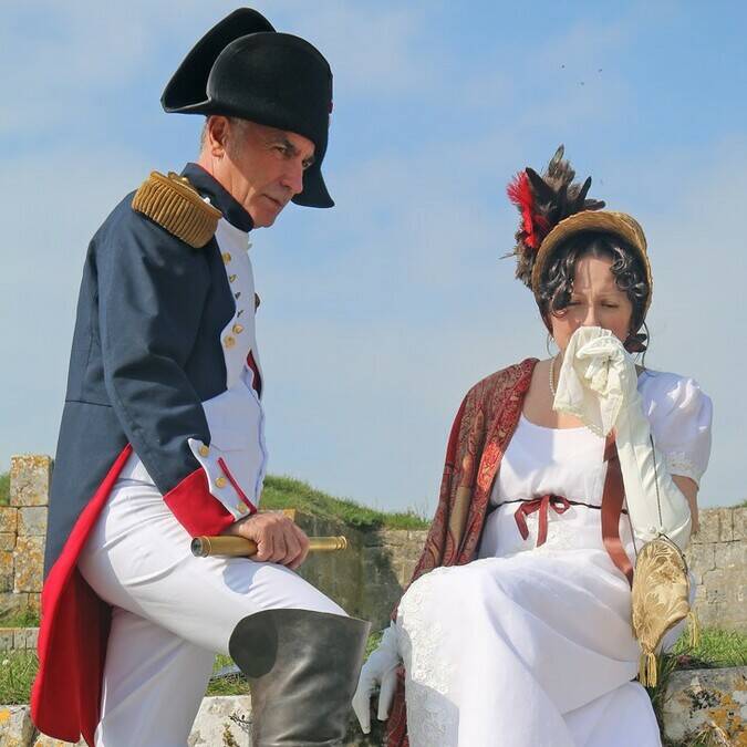 Visite théâtralisée "Napoléon, à la veille de l'exile", île d'Aix, Rochefort Océan 