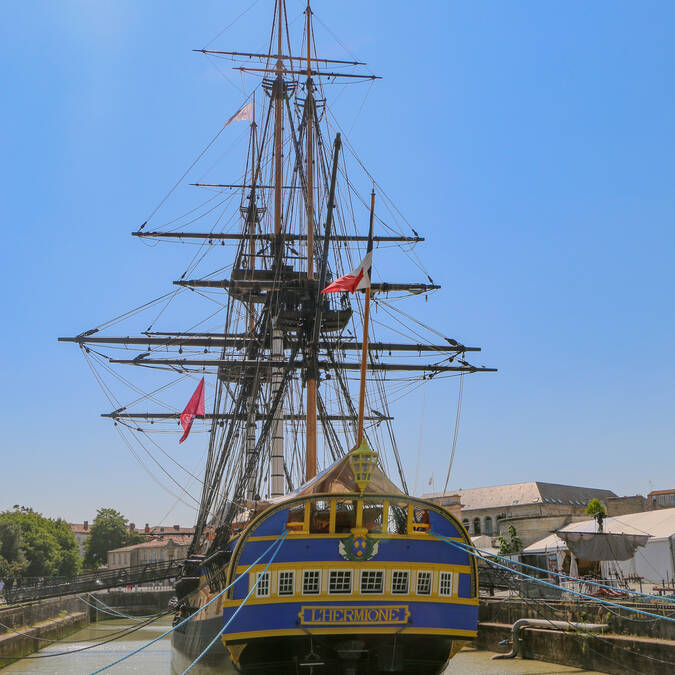 Vue sur la Frégate L'Hermione